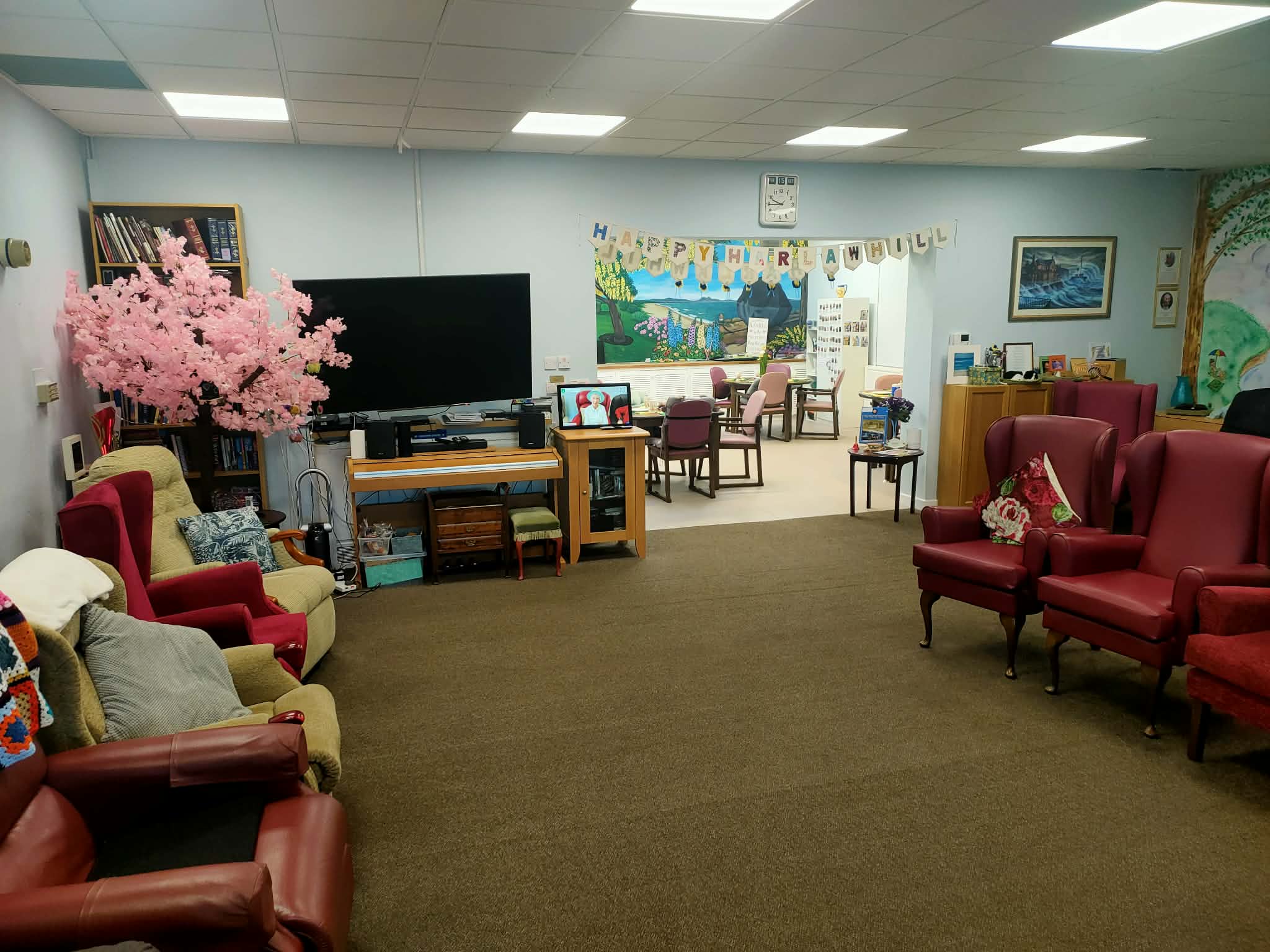Main lounge at Harlawhill Day Care Centre